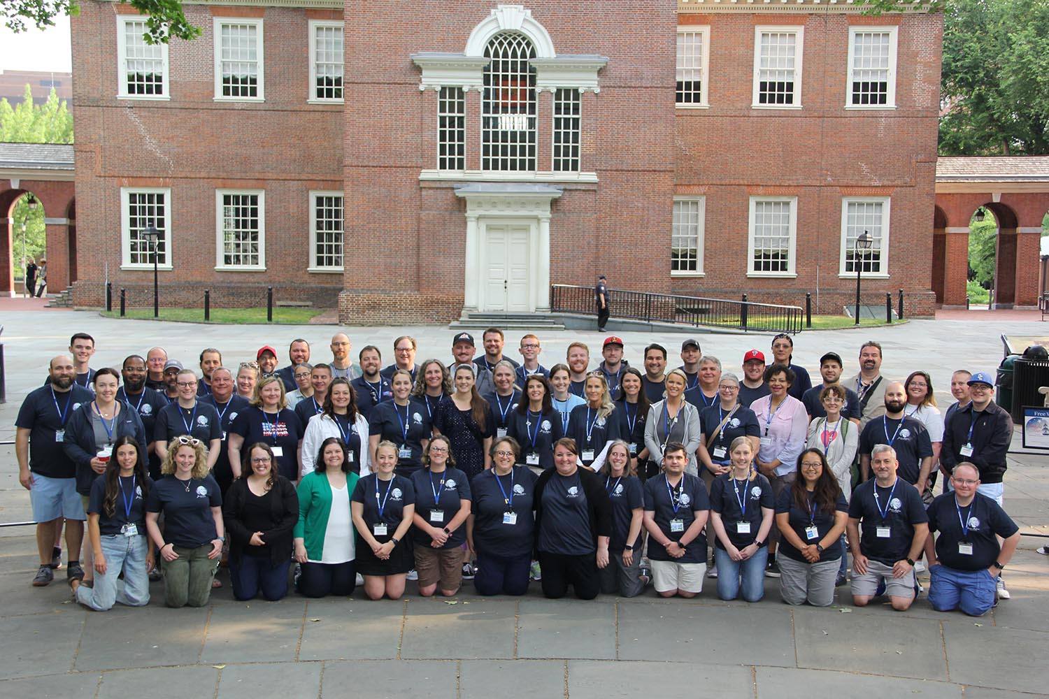 James Madison Fellows at Independence Hall in Philadelphia, Pennsylvania