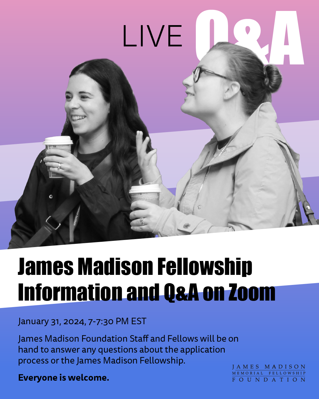 Information session poster