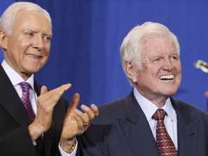 Senators Orrin Hatch and Edward Kennedy